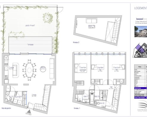 plan logement Macassar, Esprimm, Issy-les-Moulineaux